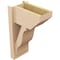Ekena Millwork 8-in W x 14-in D x 22-in H Funston Slat Rough Cedar Woodgrain TimberThane Outlooker, Primed Tan OUTUR080X14X22FST24RCPR - alternate 2